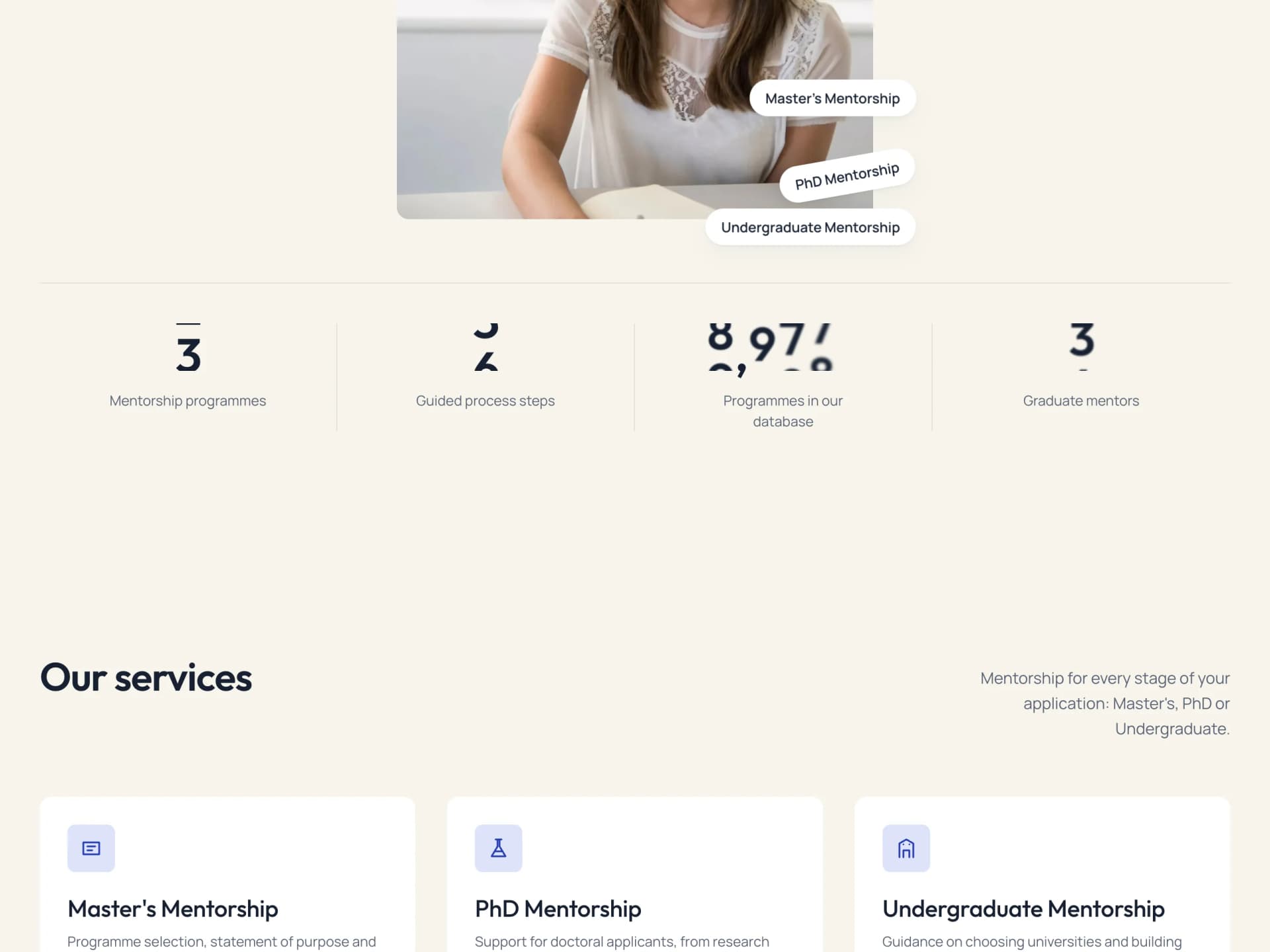 Gradibu: brand and website: screen 3