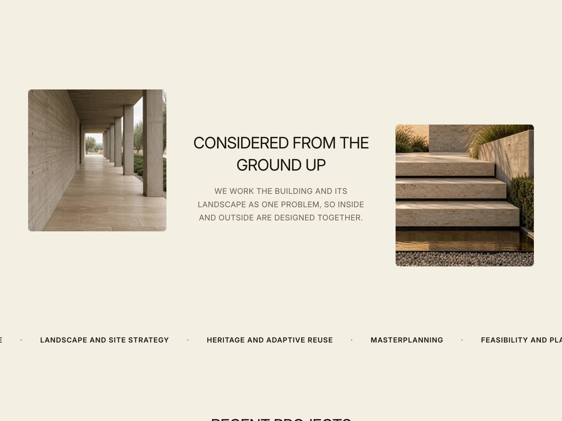 Ossarn: brand and website: screen 2