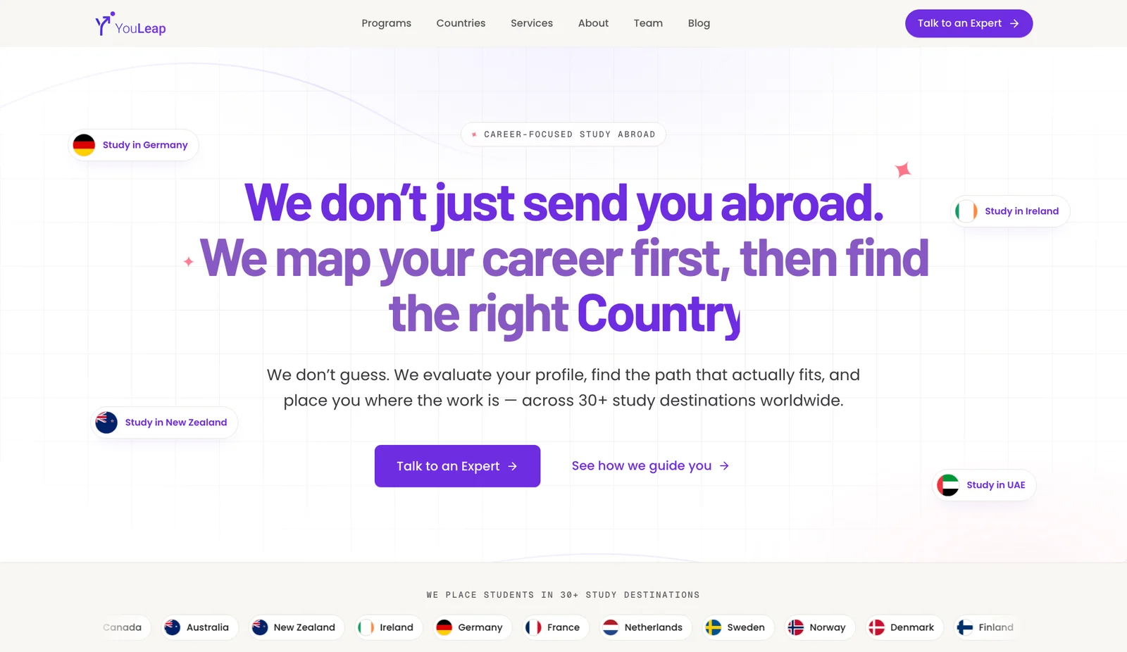 EdTech Learning Platform — Web Design